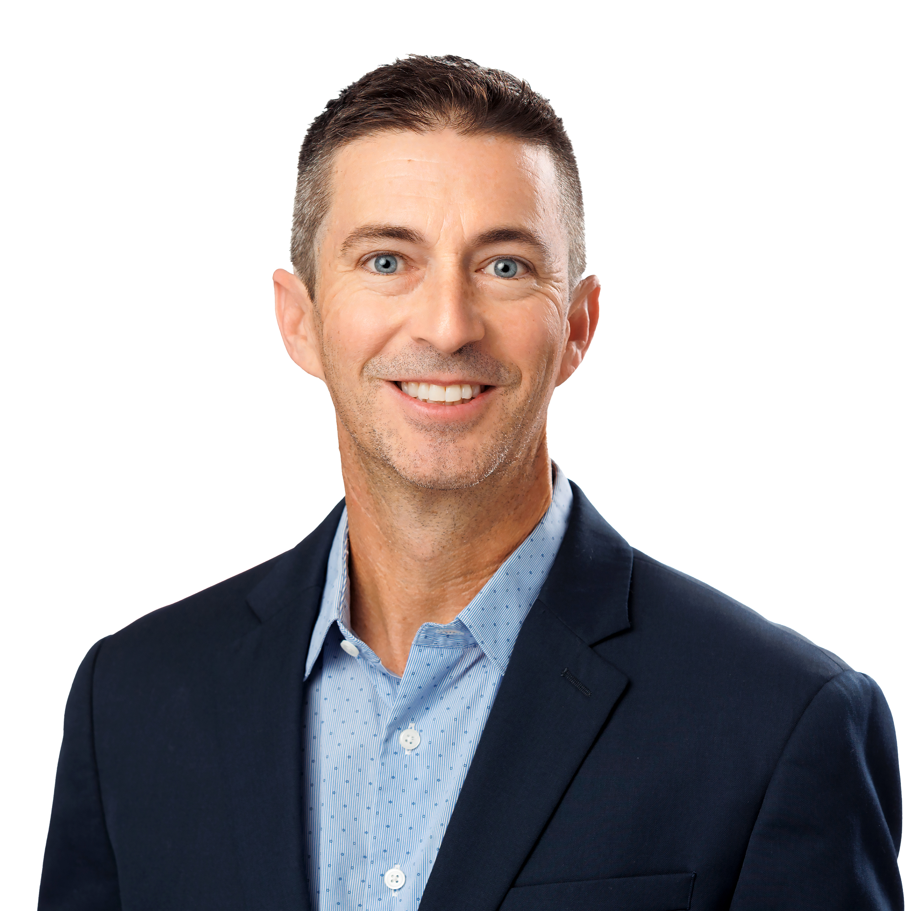 A headshot of Jared Svendsen, Senior Vice President, Southwest at LAZ Parking.