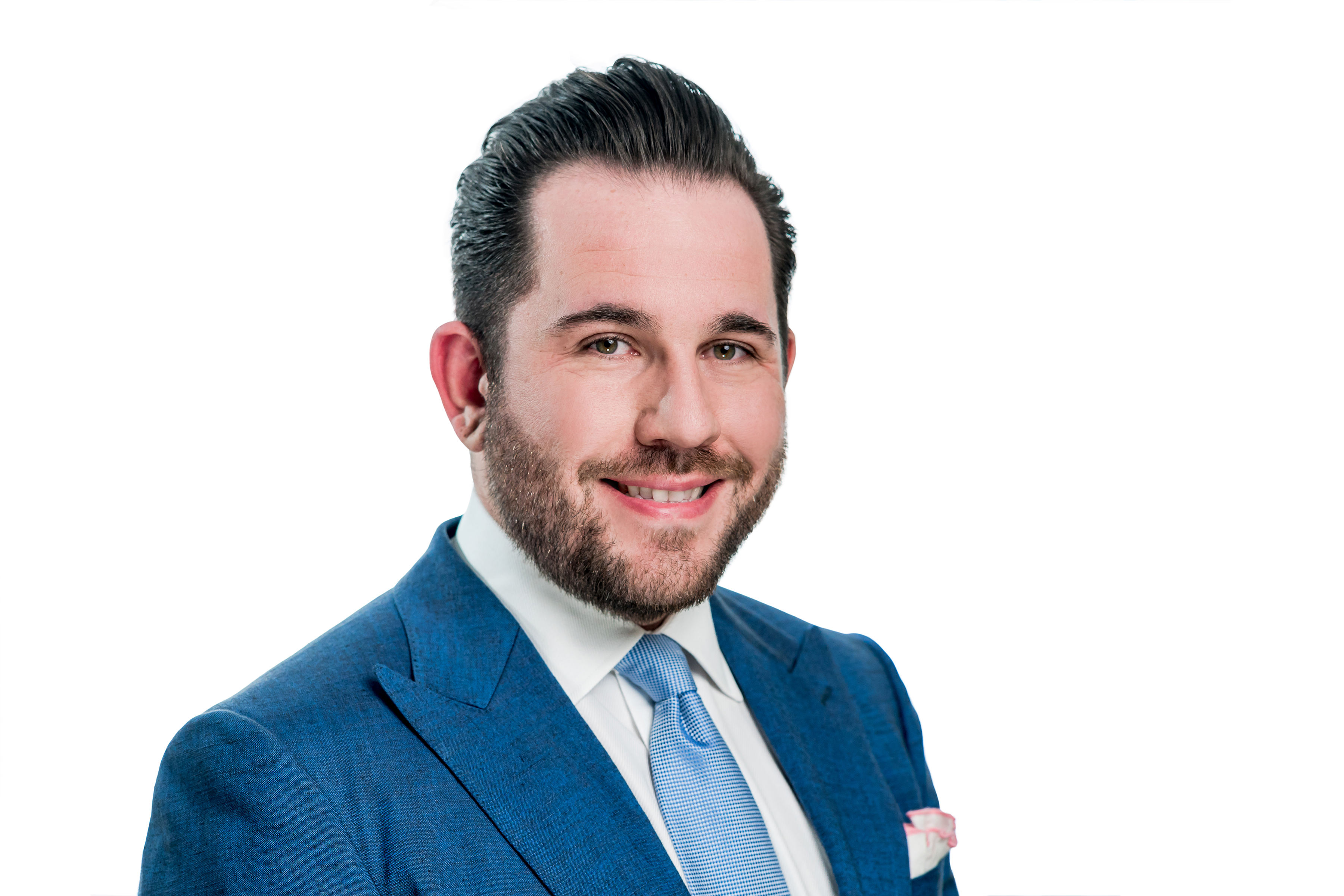 A headshot of Alexander Moreira, Vice President of Business Intelligence at LAZ Parking.