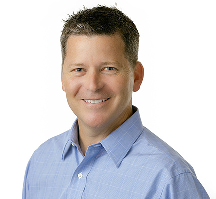 A headshot of Patrick Ryan, the Vice President of Innovation at LAZ Parking.